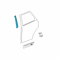 OEM Saturn Applique Diagram - 15247923