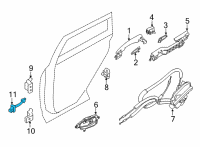 OEM 2022 Nissan Sentra Link-Check, Rear Door Diagram - 82430-6LE0A