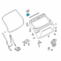 OEM Infiniti Hinge Assy-Back Door, RH Diagram - 90400-5NA0A