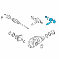 OEM 2018 BMW 540i Repair Kit Bellows, Exterior Diagram - 31-60-8-657-723