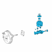 OEM 2002 Toyota MR2 Spyder Master Cylinder Diagram - 47201-17291