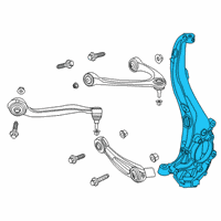 OEM 2020 Lincoln Aviator KNUCKLE - FRONT WHEEL Diagram - LC5Z-3K185-A