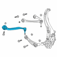 OEM Lincoln Aviator Front Lower Control Arm Diagram - LC5Z-3083-A