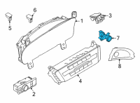 OEM Ford Explorer Start Button Diagram - LB5Z-12A145-G