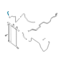 OEM 2017 Nissan NV1500 Hose-Oil Cooler Diagram - 21634-1PD0B