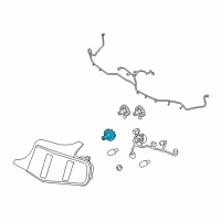OEM 2010 Ford Mustang Tail Lamp Bulb Diagram - AR3Z-13B765-B