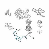 OEM 2006 BMW 330i Cable Set, Heater/Air Conditioner Diagram - 64-11-6-941-439