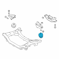 OEM 2012 Hyundai Genesis Coupe Insulator-Hydraulic, RH Diagram - 21812-2M000