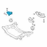 OEM 2014 Hyundai Genesis Coupe Engine Support Bracket, Right Diagram - 21815-2M250