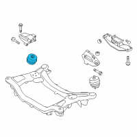 OEM Hyundai Genesis Coupe Insulator-Hydraulic Diagram - 21812-2M050