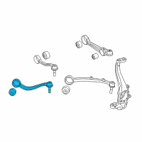 OEM 2014 Hyundai Equus Front Arm Assembly-Front Upper, LH Diagram - 54400-3M000