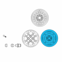 OEM 2004 Scion xB Wheel, Spare Diagram - 42611-1A240