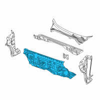 OEM 2021 Ram ProMaster City Panel-Dash Upper Diagram - 68406107AA