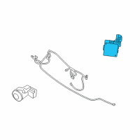 OEM 2018 Infiniti QX80 Sonar Controller Assembly Diagram - 28532-6GW0A