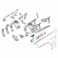 OEM BMW M340i Connection Engine Support Inside Right Diagram - 41-11-8-498-936