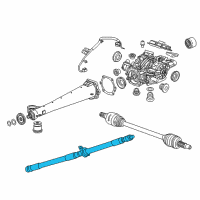 OEM 2021 Buick Enclave Drive Shaft Diagram - 84340698