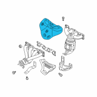 OEM Hyundai Sonata Protector-Heat Upper Diagram - 28525-2G311