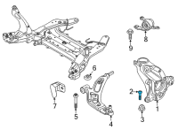 OEM 2018 BMW X1 Asa-Bolt Diagram - 31-10-6-876-027