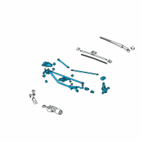 OEM 2011 Honda Civic Link, FR. Wiper Diagram - 76530-SVA-A04