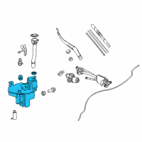 OEM 2019 Lexus RC F Jar, Washer, A Diagram - 85315-24160