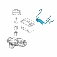 OEM Jeep Wrangler Wiring-Battery Diagram - 68350715AF