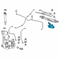 OEM 2021 Cadillac XT4 Front Motor Diagram - 84273577