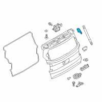 OEM 2016 Jeep Renegade Bracket-Prop Rod Diagram - 68254345AA