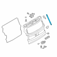 OEM Jeep Liftgate Prop Diagram - 68269468AA