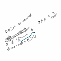 OEM 2008 Lincoln MKZ Connector Tube Diagram - 7H6Z-3A717-A