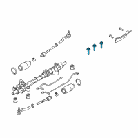 OEM 2011 Ford Fusion Gear Assembly Bolt Diagram - -W302121-S300