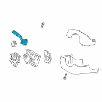 OEM 2016 Ford Police Interceptor Sedan Wiper Switch Diagram - FG1Z-13K359-BA