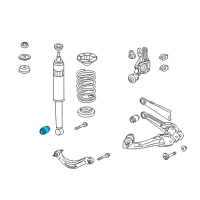 OEM 2016 Acura ILX Bush, Rear Shock Absorber (Lower) Diagram - 52622-SNA-A01