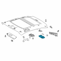 OEM 2016 Scion tC Dome Lamp Diagram - 81240-35020-B4