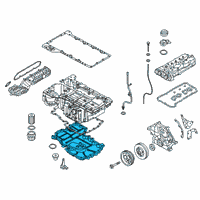 OEM 2018 BMW 750i xDrive Oil Pan Diagram - 11-13-8-643-444