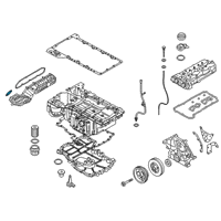 OEM BMW 540i Gasket, Throttle Body Diagram - 11-61-8-639-597