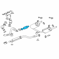 OEM Chevrolet Impala Intermed Pipe Diagram - 22740666