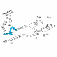 OEM Chevrolet Impala Cross Over Pipe Diagram - 20831822