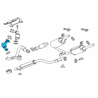 OEM Chevrolet Impala Limited Converter & Pipe Diagram - 20831819