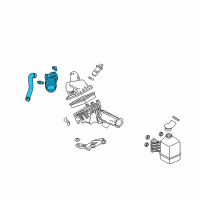 OEM Mercury Outlet Hose Diagram - 6E5Z-9B659-GA