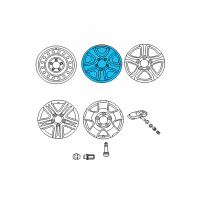 OEM 2010 Toyota Tundra Wheel, Steel Diagram - 42601-0C041