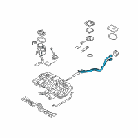 OEM 2010 Kia Sportage Neck Assembly-Fuel Filler Diagram - 310301F300