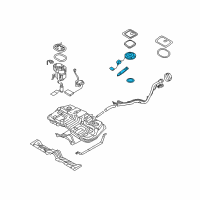 OEM 2006 Kia Sportage Fuel Pump Sending Unit Assembly Diagram - 311302E350