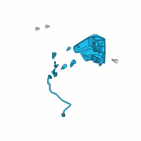 OEM Nissan Titan Lamp Re Combination RH Diagram - 26550-EZ23D