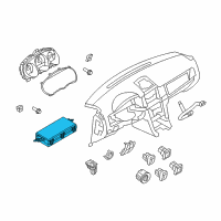 OEM 2012 Lincoln MKZ Heater Control Diagram - BH6Z-19980-A