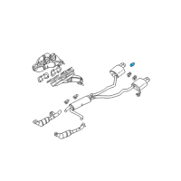 OEM 2002 BMW X5 Tailpipe Trim Diagram - 18-10-7-512-709