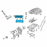 OEM Jeep Gladiator Cover-Cylinder Head Diagram - 4893799AF