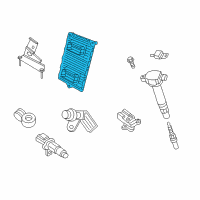 OEM 2018 Dodge Charger Engine Controller Module Diagram - 68330904AA