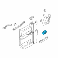 OEM Ford Explorer Window Switch Diagram - GB5Z-14529-AB