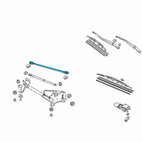 OEM 2014 Acura TL Rod Unit B Diagram - 76550-TK4-A01
