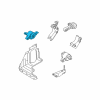 OEM 2006 Chevrolet Aveo Front Mount Diagram - 96535431